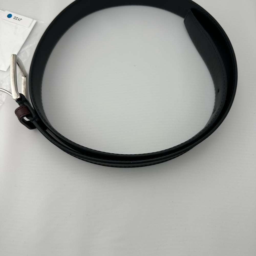 Womens Burberry Canvas/Leather Belt with Silver Buckle - Picture 8 of 15